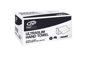 Royal Touch Towelex Ultraslim Hand Towel 24cm x 24cm /2400Sheets