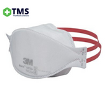 3M Flat Fold Particulate Respirator & Surgical Mask N95/P2 with Fluid Resistance - Each