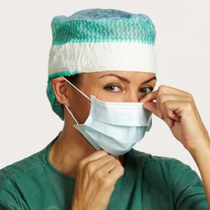 Molnlycke Medical Face Mask Earloop Blue Extra Protection 50Box