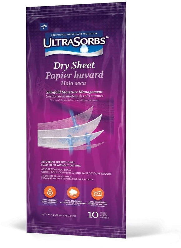 Ultrasorbs Dry Sheets