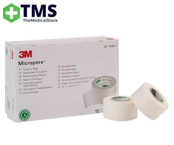 3M Micropore Surgical Tape 25mm x 9.1m - (1530-1)