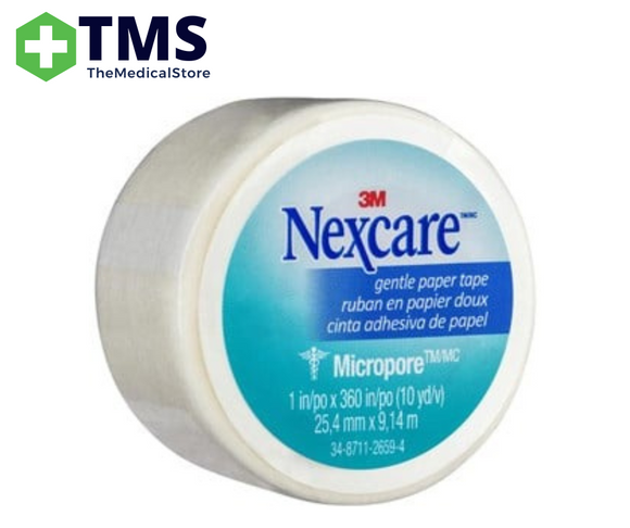 Nexcare Micropore First Aid Tape White 25mm x 9.1m - 530-P1