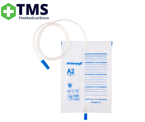 Urimaax Drainage Bag Bottom Drain Push-Pull A2 2000ml Sterile - 10013102