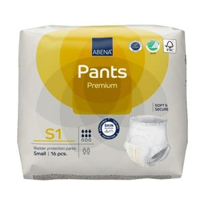 Abena Pants S1 Yel 1400ML 60-90cm