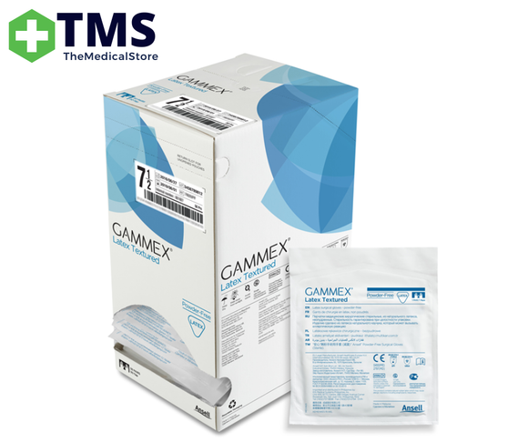 Ansell Gammex Latex Textured Surgical Gloves Size 7.5