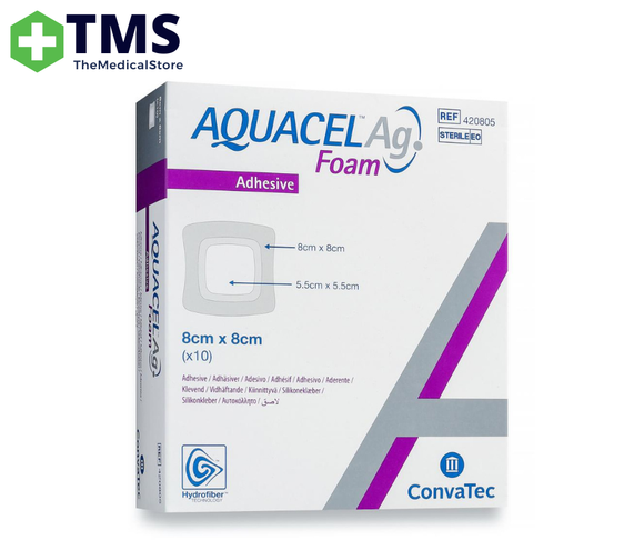Aquacel AG Foam Adhesive Dressings