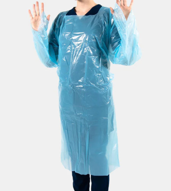 Clinical Gown – Non Sterile Impervious Thumb Hooks/PE Pack of 10
