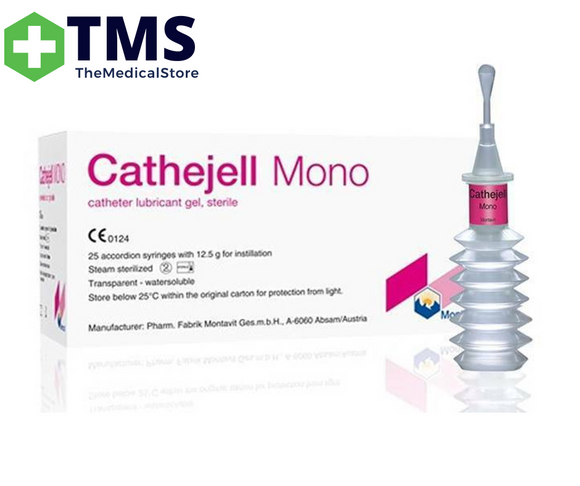 Cathejell Mono Sterile Water-Soluble Clear Lubricant Gel