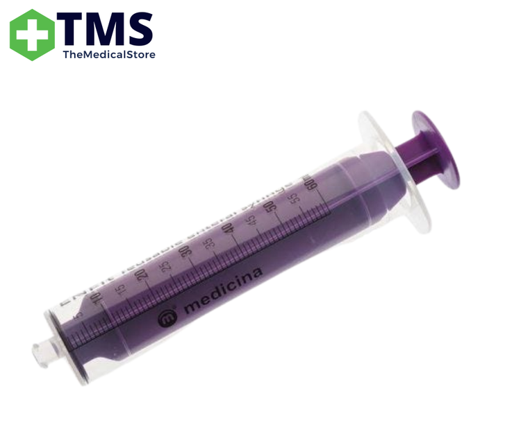 Medicina Syringe Enteral Enfit 60ml Purple - (LHE60) – TheMedicalStore
