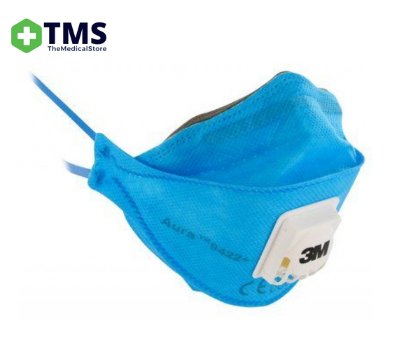 3M™ Aura™ Flat Fold Particulate Respirator 9422+, P2, valved