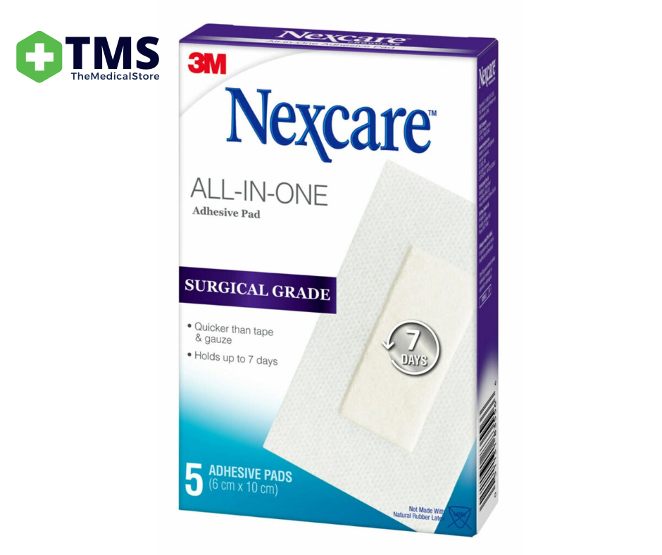 Nexcare All-In One Adhesive Dressing Pad - 5 Pack – TheMedicalStore