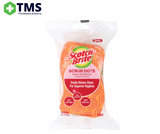 3M Scotch-brite Scrub Dots Non Scratch Scrub Sponges - 2 Pack