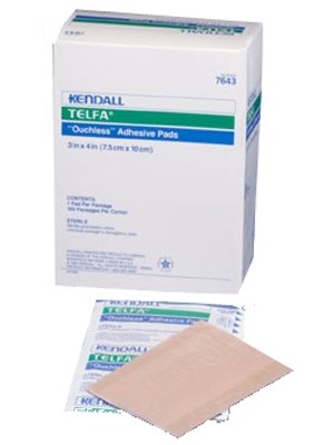 Telfa Dressing Pad With Adhesive Strip 7.5cmx10cm (7643)