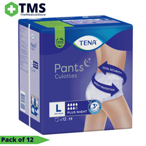 Tena Pants Plus Night Large - Pack/12