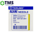 AGANI Hypodermic Needles 0,3 x 13 30G x 1/2"  Yellow - Box/100