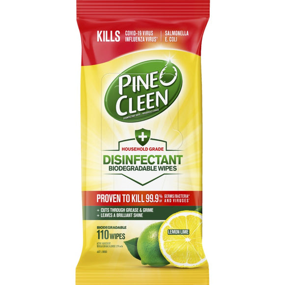 Pine O Cleen Disinfectant Biodegradable Wipes - 10 Pack