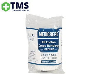 Medicrepe Cotton Crepe Bandage Medium - All Sizes – TheMedicalStore