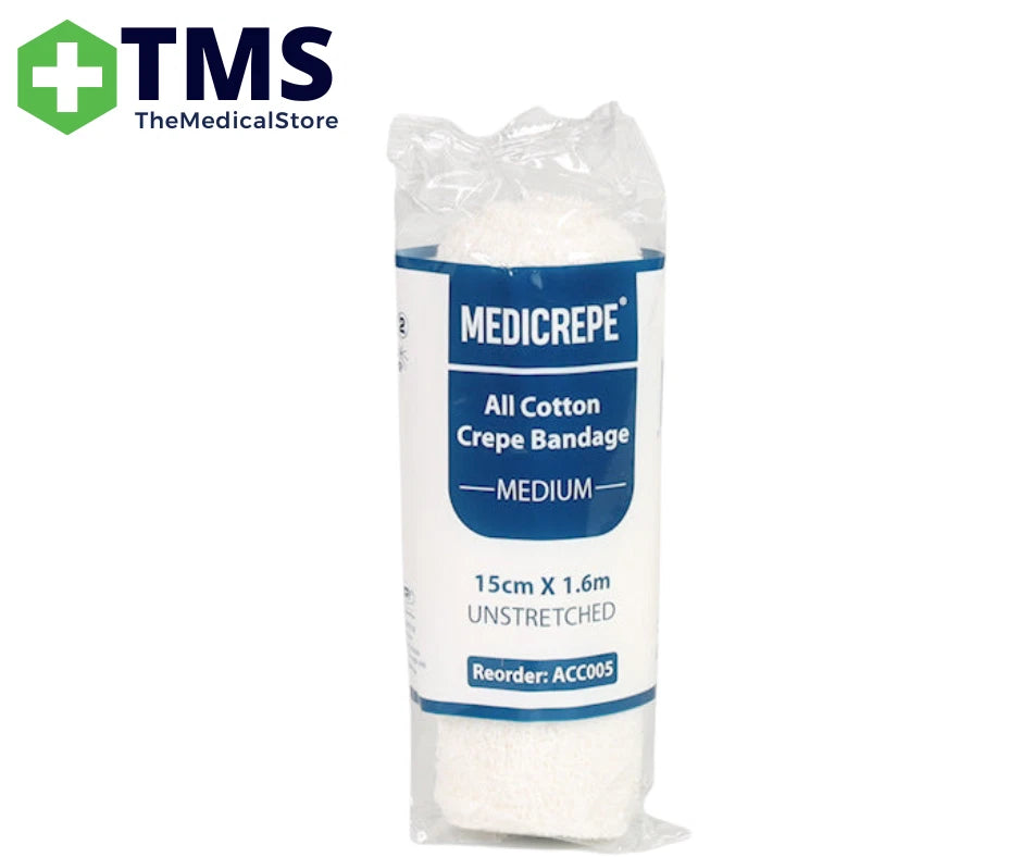 Medicrepe Cotton Crepe Bandage Medium - All Sizes – TheMedicalStore