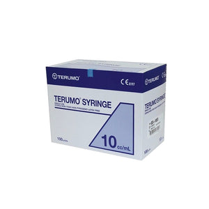 Terumo Syringes 10ml Luer Slip 100/Pack