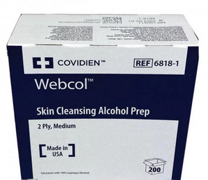 Webcol Alcohol Swabs - Box/200