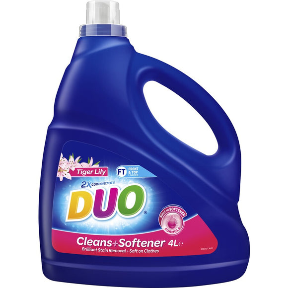 Duo Laundry Liquid Detergent 4L