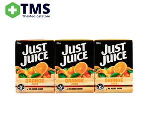 Just Juice Orange Juice 200ml Poppers Carton 24