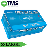 Mediflex Niclean 4.2 Powder Free Nitrile Gloves - Ctn/10 Box
