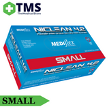 Mediflex Niclean 4.2 Powder Free Nitrile Gloves - Ctn/10 Box