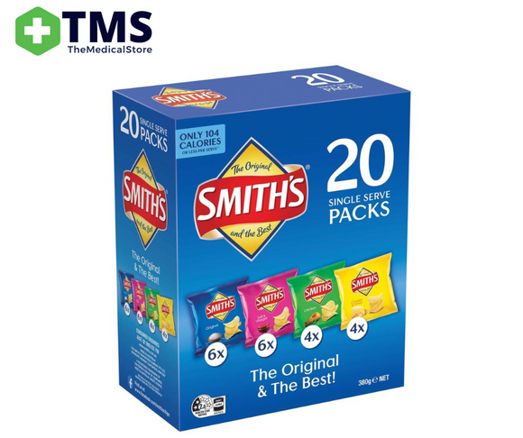 Smiths Chips Crinkle Cut Variety Pack 20 /each