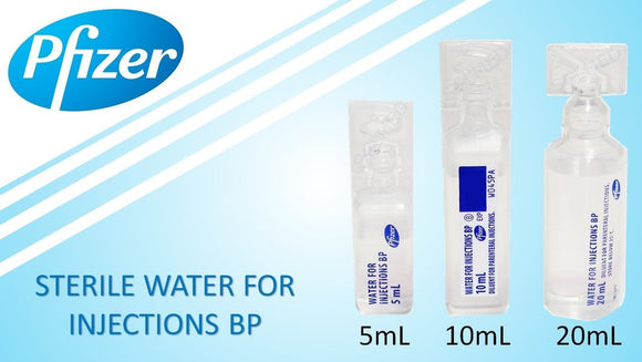 Pfizer Sodium Chloride 0.9% Sterile Ampoules