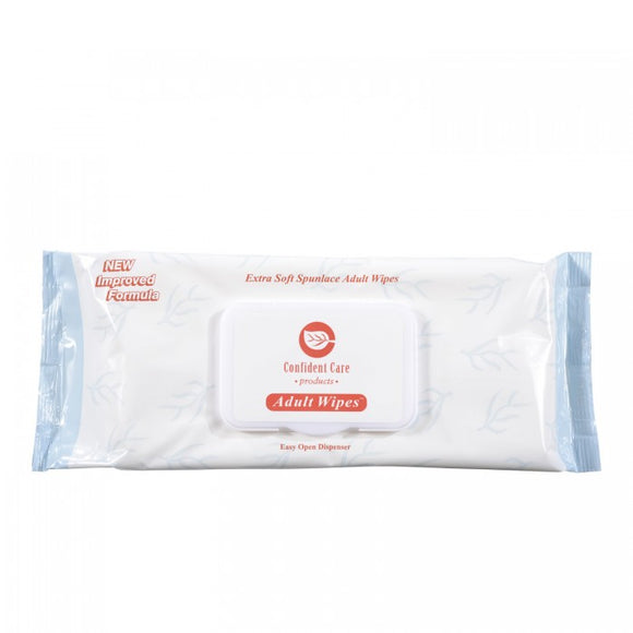 Confident Care Adult Wipes Pack/50