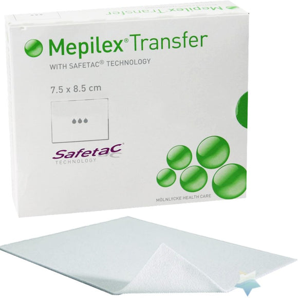 Mepilex Transfer Dressing 7.5cm x 8.5cm Each