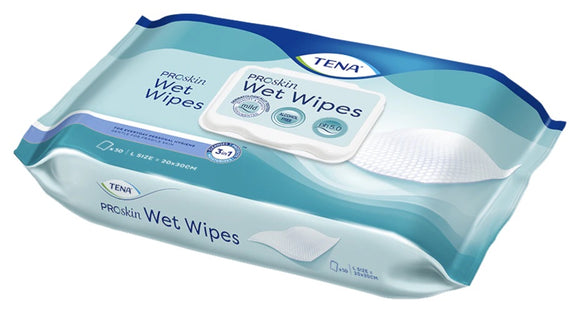 TENA Wet Wipes - 50 Pack